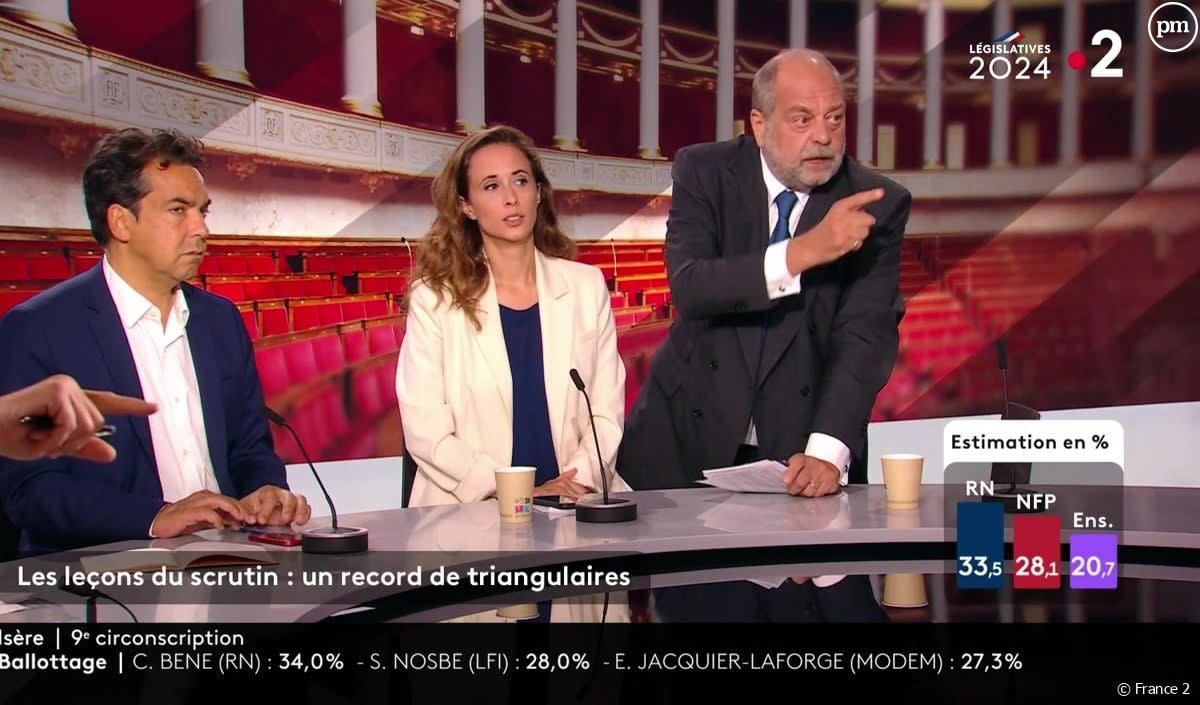 "Vous vous servez du cercueil de Lola comme d'un marchepied" : Vifs échanges entre Éric Dupond-Moretti et Laure Lavalette sur France 2 - France 2