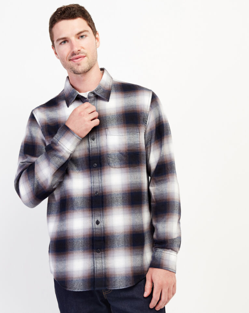 Wallace Flannel Shirt. Image via Roots.