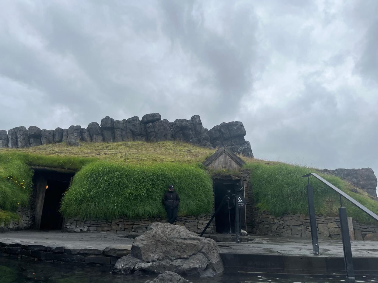 saunas and steam rooms at sky lagoon in iceland