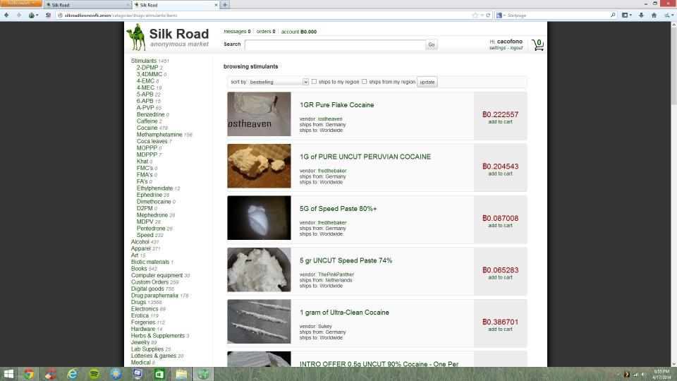 Silk Road website