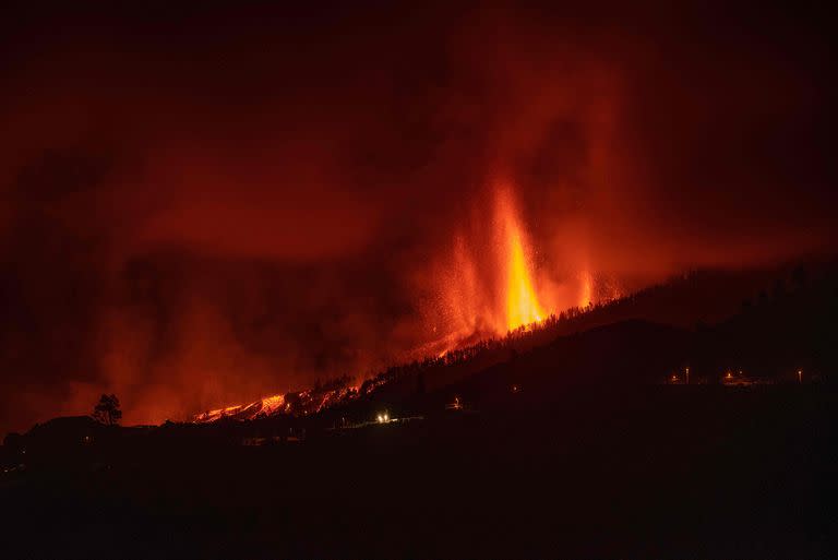 Volcán; La Palma; islas Canarias; erupción; fotos del día; el mundo;