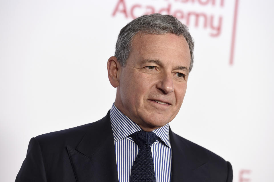 Robert Iger, Chief Executive Officer of Disney, attends the 25th Television Academy Hall of Fame on Tuesday, Jan. 28, 2020 at the Television Academy's Saban Media Center in North Hollywood, Calif. (Photo by Jordan Strauss/Invision for the Television Academy/AP Images)