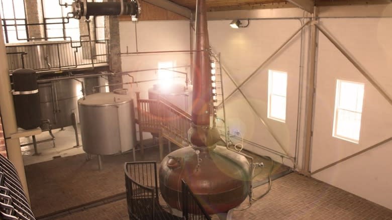 copper pot still at willet distillery