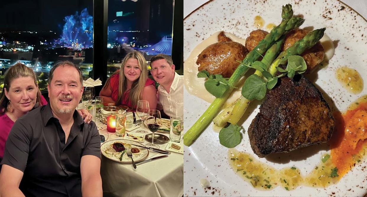Is the pricey anniversary menu served at California Grill at Walt Disney World worth the $90 per person price tag? For more reasons than one, my group said, 