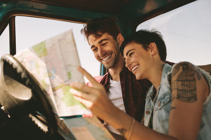 <p>If you have your next road trip planned out, consider applying these tips to help you save money while traveling:<br></p><ul><li>Earn cash back on gas. The best credit cards for gas can help you save money on frequent stops to pump fuel. Many cards earn bonus rewards on gas purchases, which is money being put back into your pocket. Check out popular gas cards like the <a href="https://financebuzz.com/wells-fargo-propel-american-express-card-review" rel="nofollow noopener" target="_blank" data-ylk="slk:Wells Fargo Propel American Express Card;elm:context_link;itc:0;sec:content-canvas" class="link rapid-noclick-resp">Wells Fargo Propel American Express Card</a> and <a href="https://financebuzz.com/american-express-blue-cash-preferred-review" rel="nofollow noopener" target="_blank" data-ylk="slk:Blue Cash Preferred Card from American Express;elm:context_link;itc:0;sec:content-canvas" class="link rapid-noclick-resp">Blue Cash Preferred Card from American Express</a>.</li><li>Get rewarded at restaurants. The best credit cards for dining are an ideal way to pay for restaurant expenses if you’re embarking on a foodie road trip. These types of cards often earn higher rates on dining purchases, so it’s like getting a discount whenever you eat out. Cards like the <a href="https://financebuzz.com/chase-freedom-flex-review" rel="nofollow noopener" target="_blank" data-ylk="slk:Chase Freedom Flex;elm:context_link;itc:0;sec:content-canvas" class="link rapid-noclick-resp">Chase Freedom Flex</a> and <a href="https://financebuzz.com/american-express-gold-card-review" rel="nofollow noopener" target="_blank" data-ylk="slk:American Express Gold Card;elm:context_link;itc:0;sec:content-canvas" class="link rapid-noclick-resp">American Express Gold Card</a> are ideal dining cards to keep in your wallet.</li><li>Earn valuable hotel points. The <a href="https://financebuzz.com/best-hotel-credit-card" rel="nofollow noopener" target="_blank" data-ylk="slk:best hotel credit cards;elm:context_link;itc:0;sec:content-canvas" class="link rapid-noclick-resp">best hotel credit cards</a> offer excellent opportunities to earn rewards points on different types of purchases. These points can be redeemed for award nights at thousands of hotels nationwide. So if you want to discount your hotel stays while traveling, consider cards like the <a href="https://financebuzz.com/chase-sapphire-preferred-review" rel="nofollow noopener" target="_blank" data-ylk="slk:Chase Sapphire Preferred;elm:context_link;itc:0;sec:content-canvas" class="link rapid-noclick-resp">Chase Sapphire Preferred</a> and <a href="https://financebuzz.com/world-of-hyatt-credit-card-review" rel="nofollow noopener" target="_blank" data-ylk="slk:World of Hyatt Credit Card;elm:context_link;itc:0;sec:content-canvas" class="link rapid-noclick-resp">World of Hyatt Credit Card</a>.</li><li>Pack what you need. You don’t need to bring everything you own on a road trip, but packing <a href="https://financebuzz.com/road-trip-essentials" rel="nofollow noopener" target="_blank" data-ylk="slk:road trip essentials;elm:context_link;itc:0;sec:content-canvas" class="link rapid-noclick-resp">road trip essentials</a> can be helpful. A water bottle you can fill up at gas stations, a cooler to pack your own groceries, and mobile apps for navigation can all help you save money in their own ways.</li></ul><span class="copyright"> jacoblund / istockphoto </span>