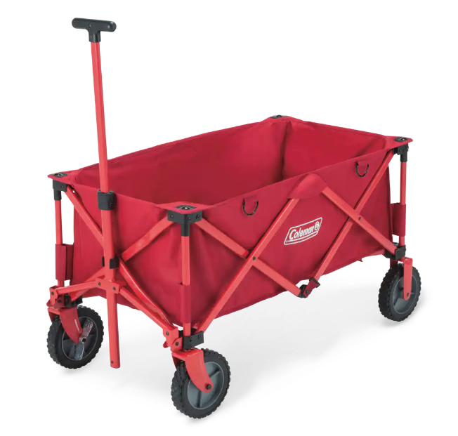 Coleman Outdoor Collapsible Folding Utility Wagon. Image via Canadian Tire.
