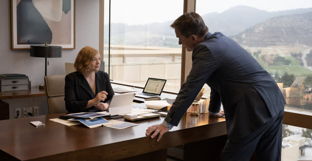 Sarah Snook and Matthew Macfadyen in <i>Succession</i> season 4, episode 6 "Living+"<span class="copyright">Claudette Barius—HBO</span>