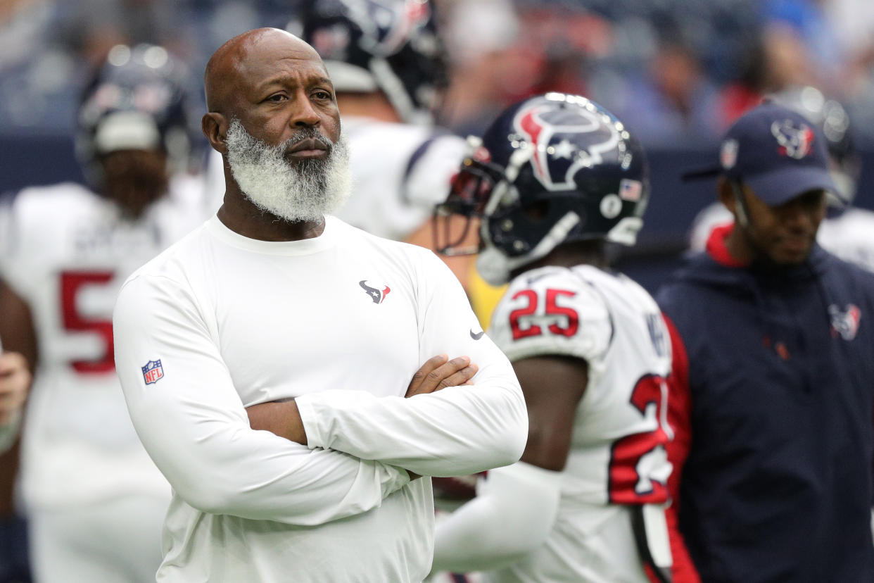 Head coach Lovie Smith of the Houston Texans