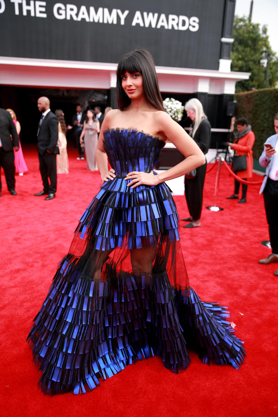 Jameela Jamil at the Grammys.&nbsp;