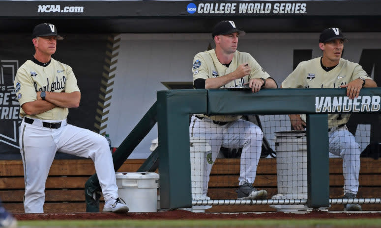 Vanderbilt baseball coach Tim Corbin.