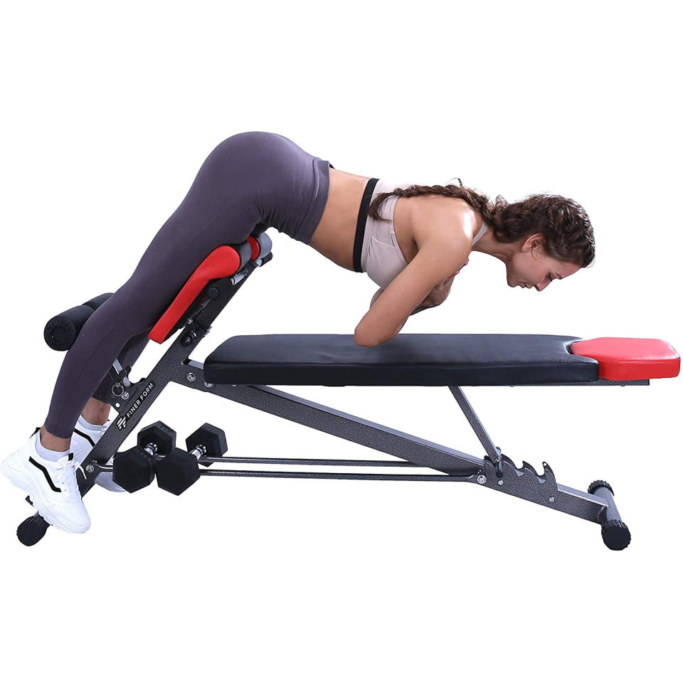 finer form weight bench, best ab exercises
