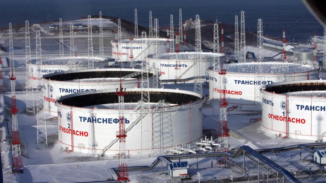 A view of Transneft's oil-loading port of Kozmino near Nakhodka, Russia. Stock photo: Getty Images