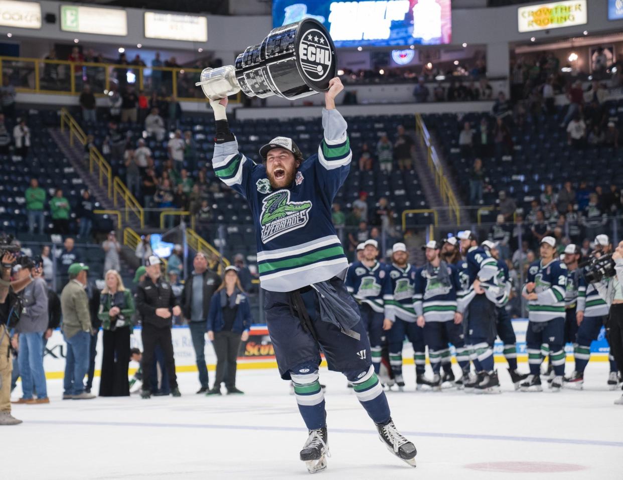 New Boston Huron's Lambdin helped Everblades win Kelly Cup