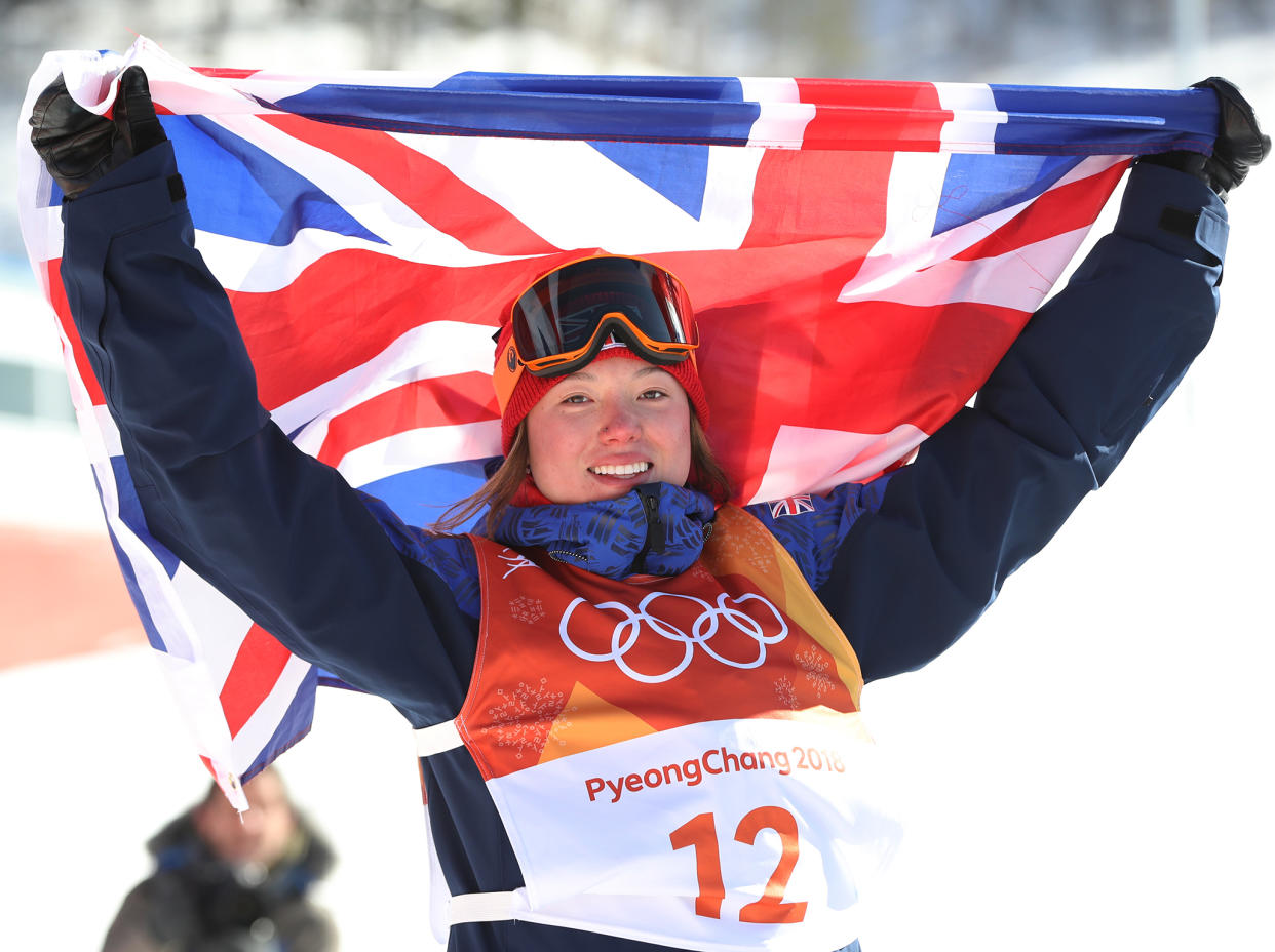 Izzy Atkin made Team GB Winter Olympics history on Saturday morning: Getty