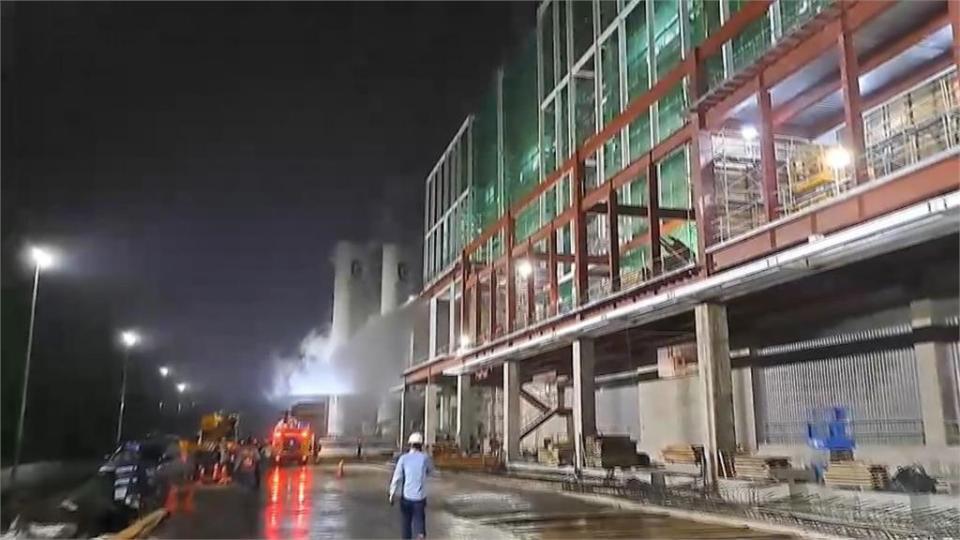 台積電六廠工地火警　燃燒面積超過300平方公尺