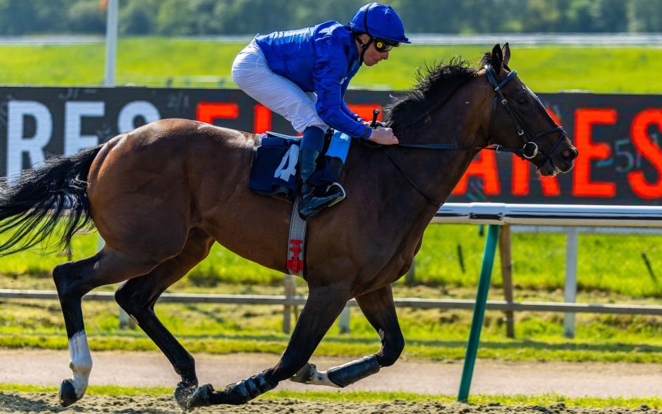 Military Order ridden by jockey William Buick winning the Fitzdares Lingfield Derby Trial Stakes during the Derby and Oaks Trial Raceday at Lingfield Park - PA Wire/Steven Paston