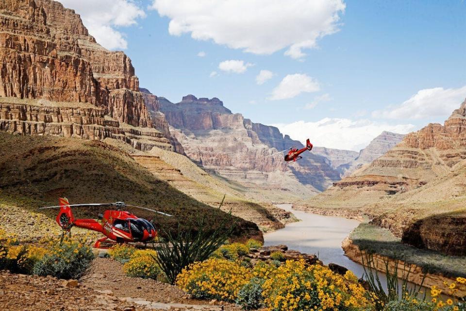 Get a bird's-eye view with Papillon Grand Canyon Helicopters