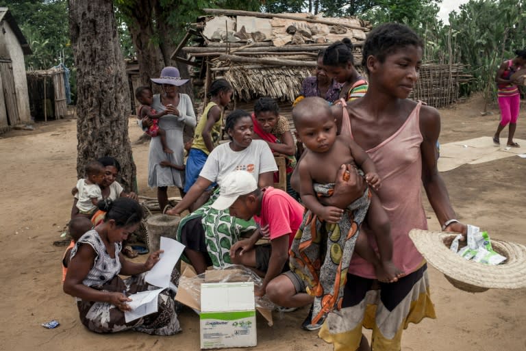 In the villages like Ifotaka, at the southern tip of Madagascar, the noise of the country's election campaign seems far away as locals confront more pressing needs in a daily struggle for food