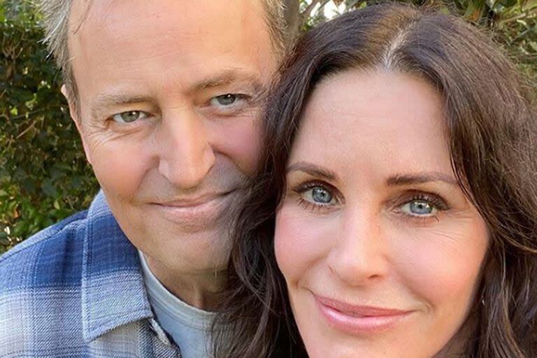 Matthew Perry y Courteney Cox