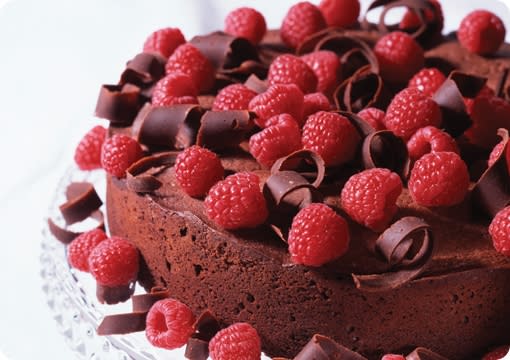 Decadent Chocolate Raspberry Cheesecake