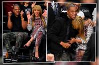 <b>Beyoncé & Jay-Z</b><br><br>So sehen Sieger aus! In der Kategorie amouröses Doppel gelten Beyoncé (31) und Jay-Z (42) völlig zu Recht als ungeschlagen: Diese beiden produzieren keine Schlagzeilen, sondern lediglich Nachwuchs. Seit dem 8. Januar kuscheln die R’n’B-Sängerin und der Rapper und Produzent nun schon zu dritt: Damals erblickte… (Bilder: Getty Images)