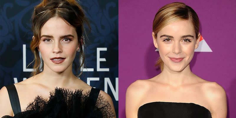 Emma Watson and Kiernan Shipka