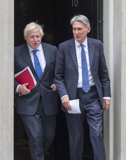 <em>Boris Johnson and Philip Hammond kept their jobs in the recent reshuffle (Rex)</em>