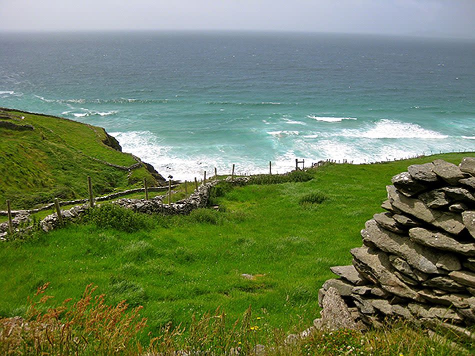 Walls of an ancient Irish ruin look out upon the Atlantic coast. <br><br>Camera: Canon Powershot SD1100IS <br><br>Seamus Crowley, USA (aged 14) <br><br>Winner, Young TPOTY 14 and Under ‘Green'