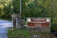 This Oct. 19, 2021, photo shows Fort Pickett in Nottoway County, Va., near Blackstone, Va. The push to rename Fort Pickett and other bases is part of a national reckoning with centuries of racial injustice, triggered most recently by the May 2020 police killing of George Floyd in Minneapolis. For years, the military defended the naming of bases after Confederate officers; as recently as 2015 the Army argued that the names did not honor the rebel cause but were a gesture of reconciliation with the South. (AP Photo/Robert Burns)