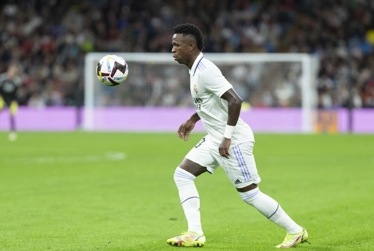 Real Madrid's Vinicius Junior in action. (PHOTO: LaLiga)