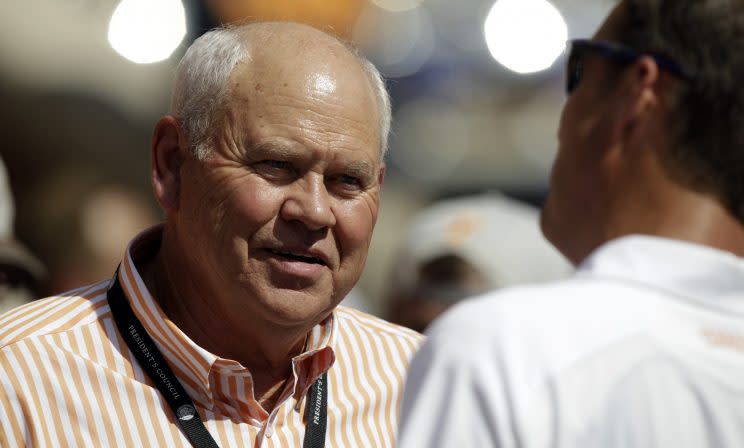 Phillip Fulmer was Tennessee’s head coach from 1992-08. (AP)