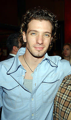 JC Chasez at the New York premiere of On The Line