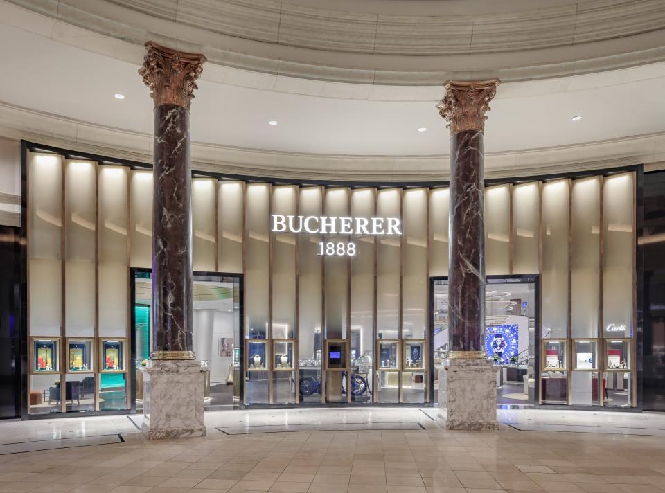 The exterior of the remodeled store. Photo: Martin King, courtesy Bucherer.