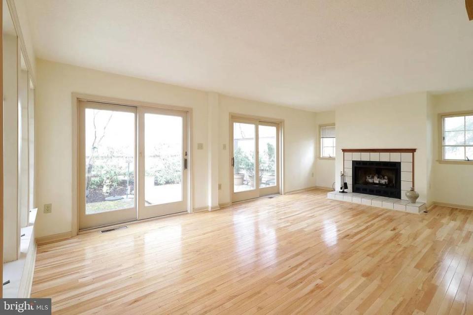 A look at the unfurnished living room at 379 Oakwood Ave. in State College. Photo shared with permission from home’s listing agent, Marc McMaster of RE/MAX Centre Realty.