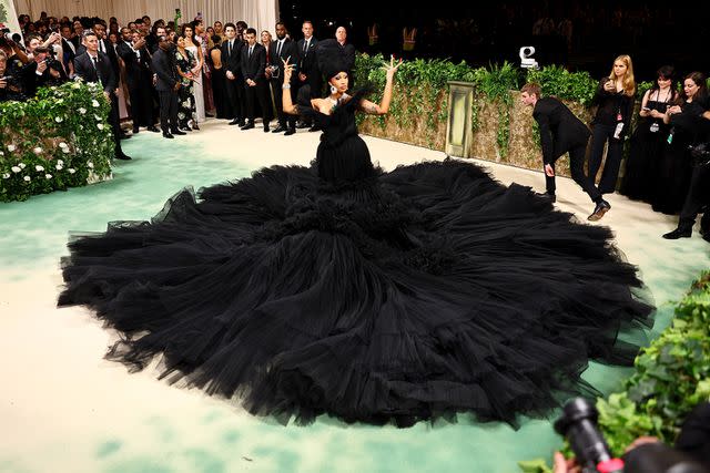 <p>Theo Wargo/GA/The Hollywood Reporter via Getty Images</p> Cardi B at the 2024 Met Gala