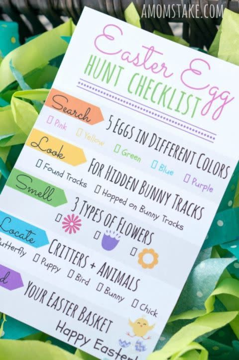 easter egg hunt ideas