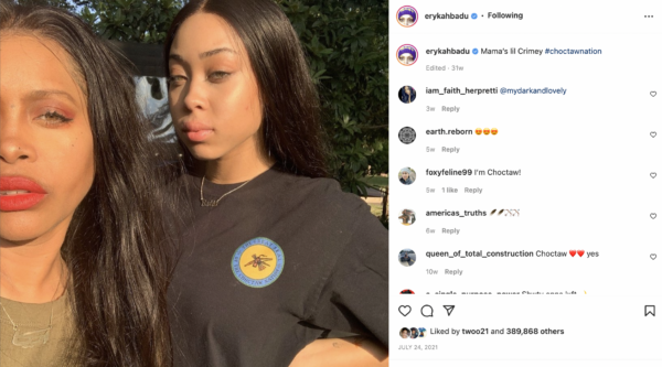 I Almost Thought This Was Puma': Fans Mistake Erykah Badu for Her Daughter