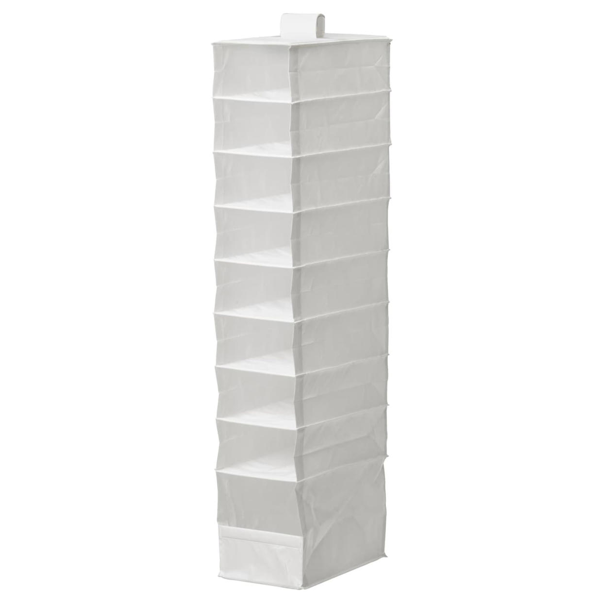 SKUBB Organizer with 9 compartments - white 8 ¾x13 ½x47 ¼ 
