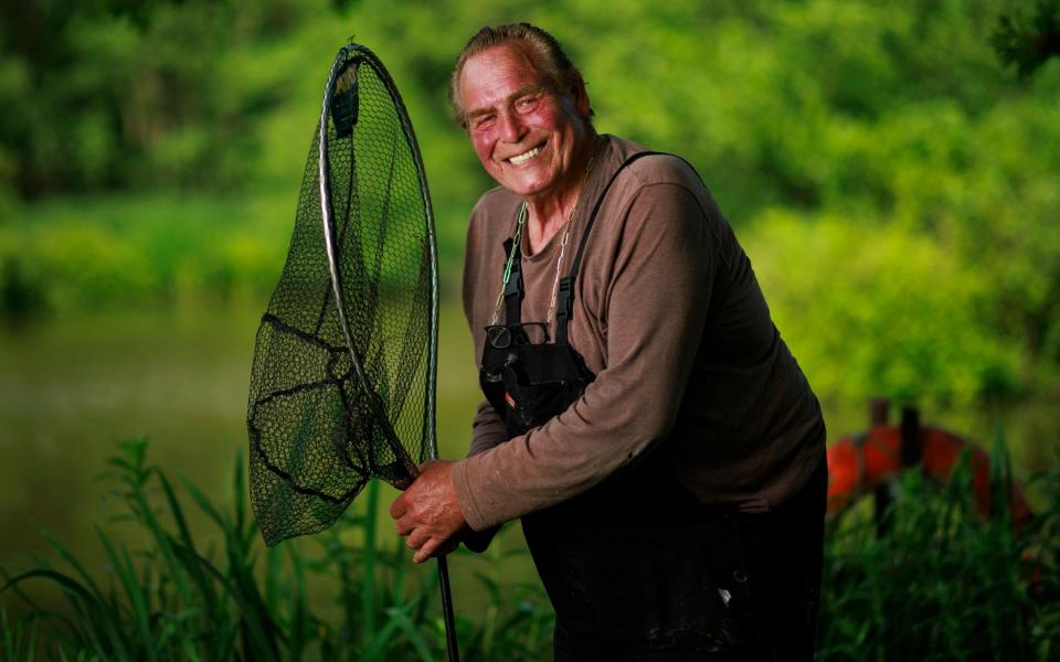 Bobby George fishing - Bobby George exclusive: 'I hate kids. And don't get me started on Peppa Pig' - JAMIE LORRIMAN