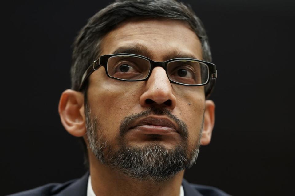 Google-CEO Sundar Pichai. - Copyright: Alex Wong, Getty Images North America