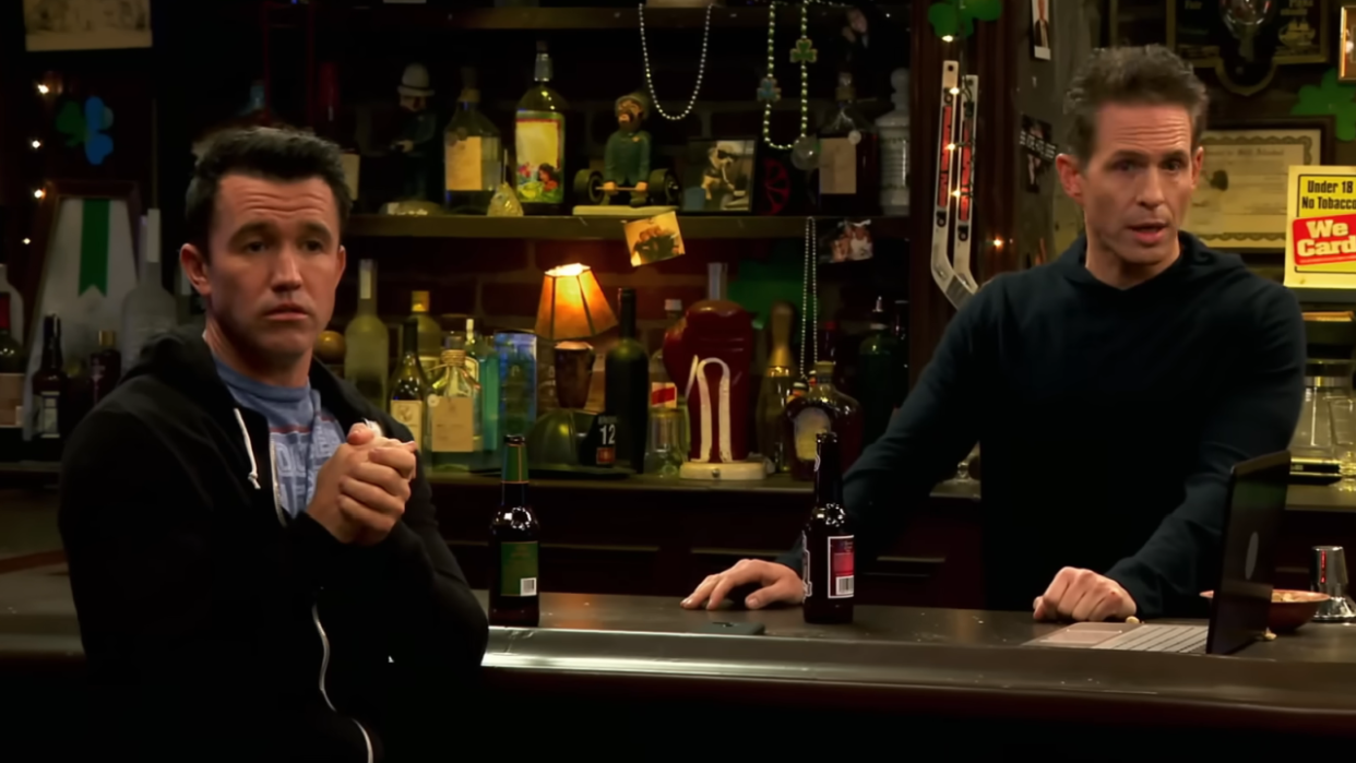  Dennis and Mac in It's Always Sunny in Philadelphia. 