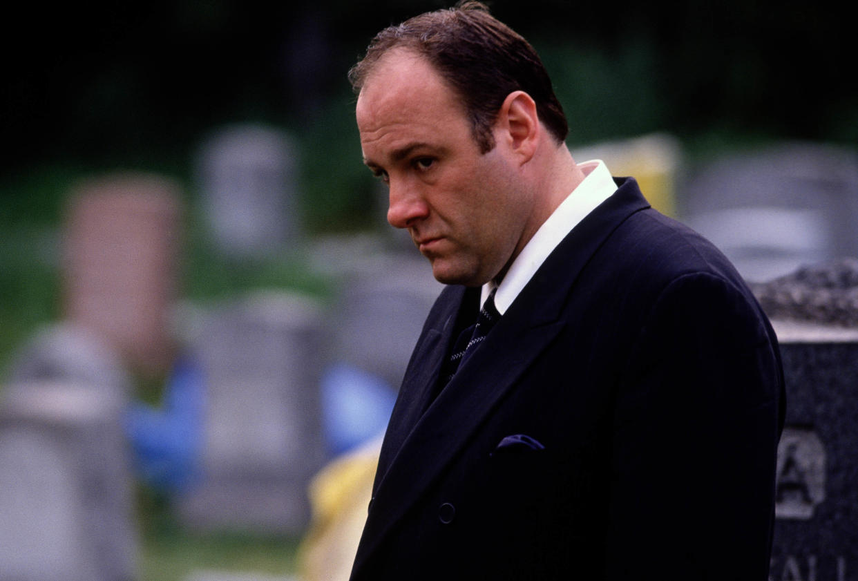 The Sopranos Season1, James Gandolfini as Tony Soprano (Copyright 2000-2005 Home Box Office Inc. All Rights Reserved. Ron Batzdorff)