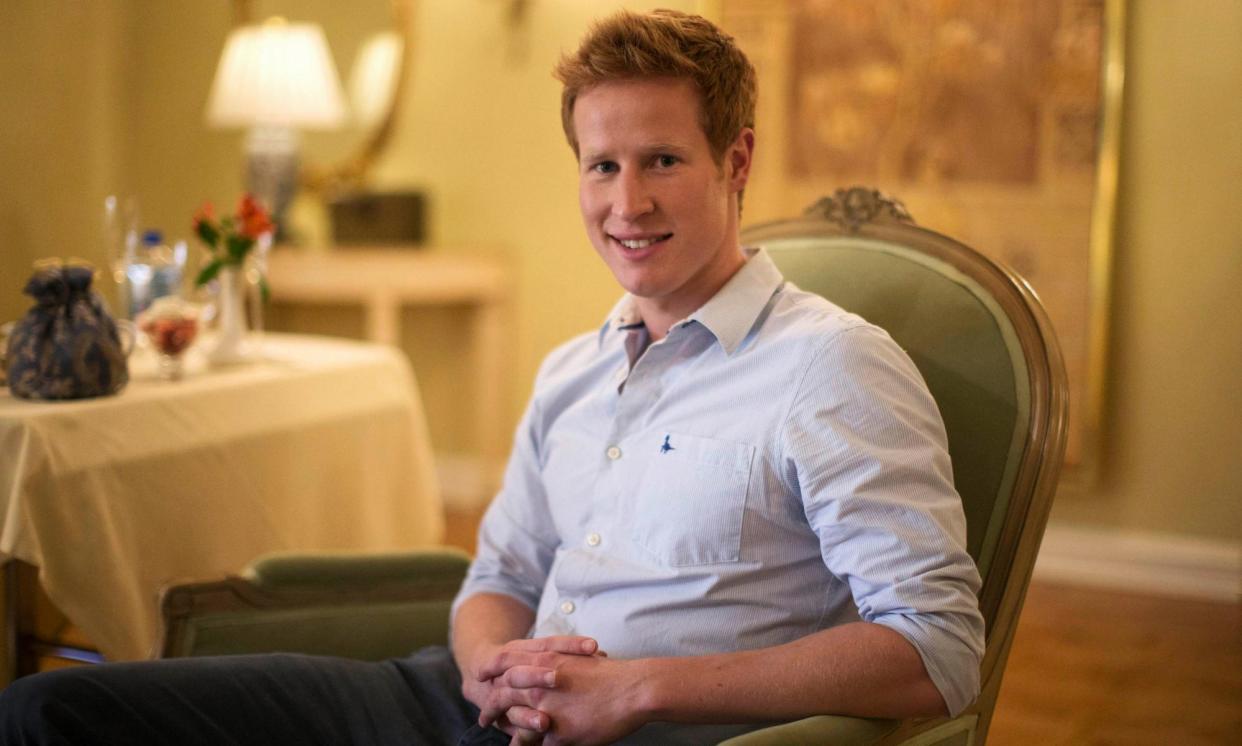 <span>Matt Hicks, the star of I Wanna Marry Harry and very much not Prince Harry.</span><span>Photograph: Mario Anzuoni/REUTERS</span>