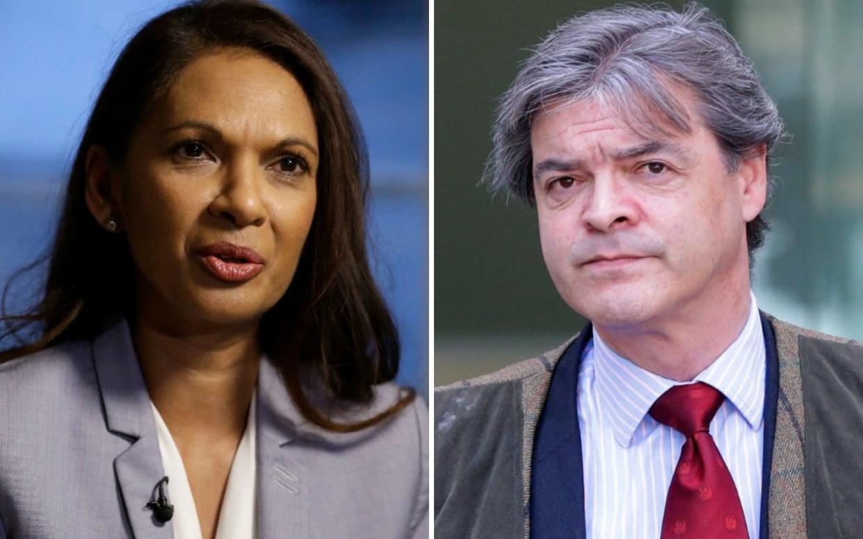 Rhodri Philipps is alleged to have written the Facebook post four days after Gina Miller won a landmark High Court challenge - Matt Dunham and Alastair Grant/AP