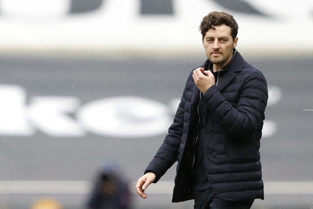 Ryan Mason has two games left as interim manager of Tottenham 