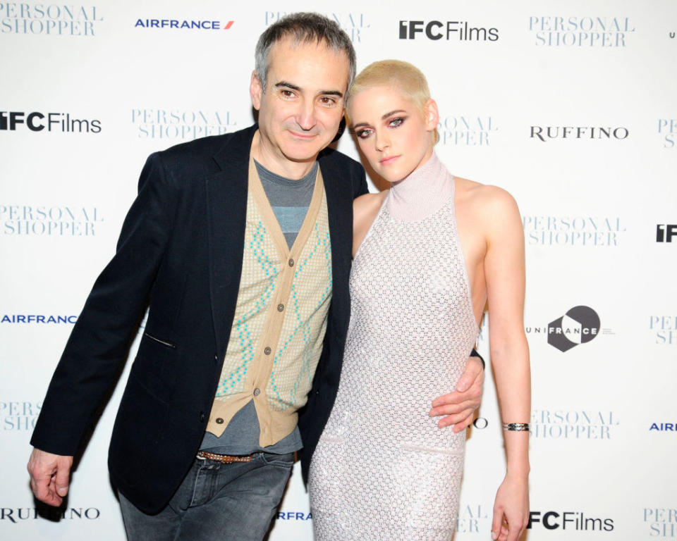Olivier Assayas and Kristen Stewart attend the "Personal Shopper" New York premiere