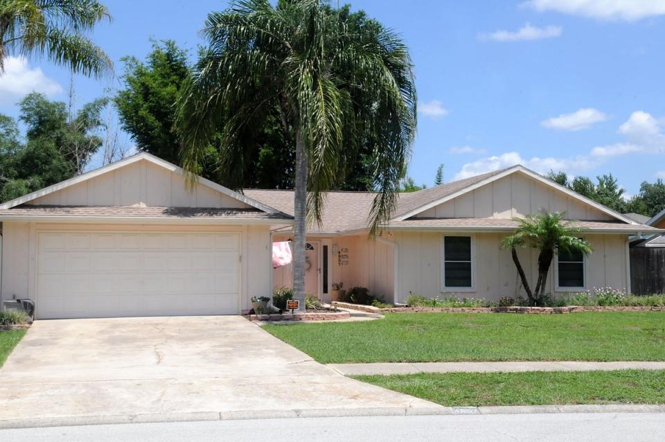 Casey Anthony’s parents house in Orlando, Florida, on 12 July 2011 (Gerardo Mora/Getty Images)