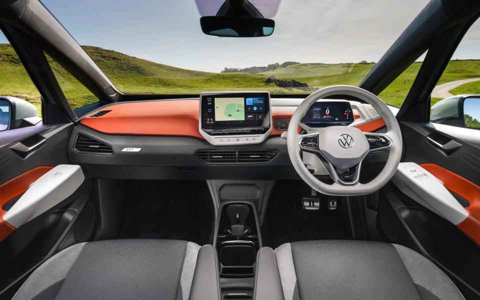 VW ID.3 - tested Feb 2021 - dashboard