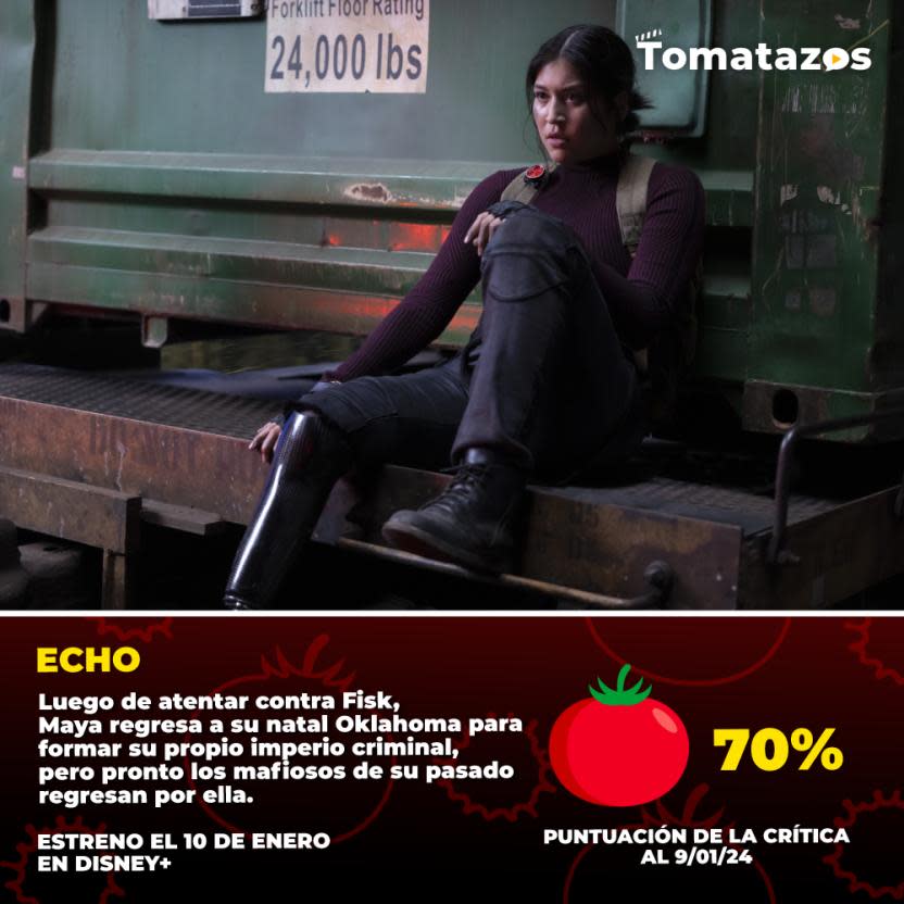 Puntuación de la crítica de Echo. (Crédito: Tomatazos)