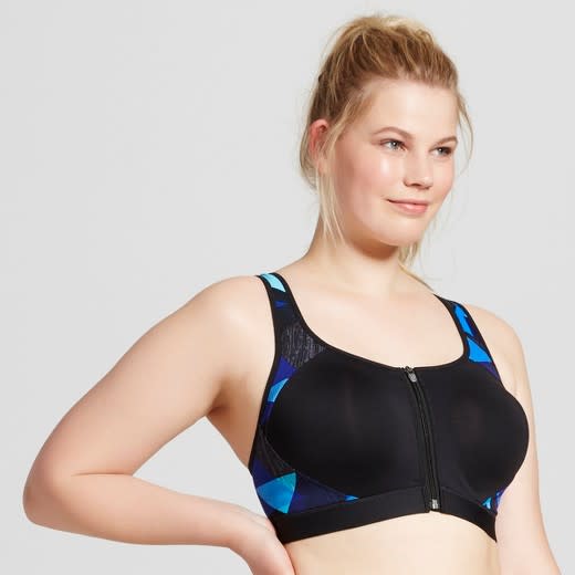 Sports Max UV Protection Zero Bounce High Impact Zip Front Sports Bra – Her  own words